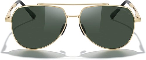 MERRY'S Men Classic Pilot Sunglasses for Men Women - Polarized Driving Sun glasses Mirrored Lens UV 400 Protection 58 MM