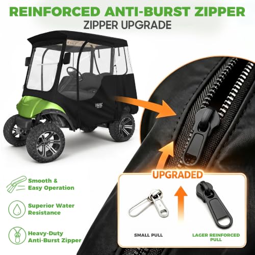 10L0L 2 Passenger Golf Cart Enclosure Cover for Yamaha Drive 2 G14 G16 G22 G29