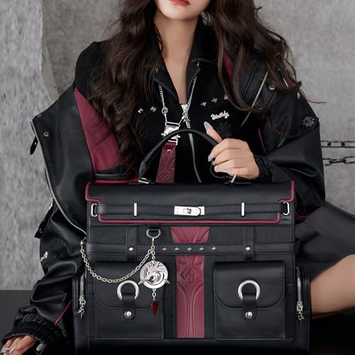 Genshin Impact Wriothesley Backpack - Gaming Themed Leather School Bag