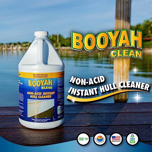 Non-Acid Marine Hull Cleaner 128 Fl Oz - Water & Stain Remover, Safe for All Surfaces
