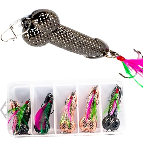 Fishing Lure Kit for Trout Bass Mackerel - 3 Pcs Gold & Black 7-15g 2024