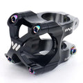 CYSKY 35mm MTB Stem 35mm Clamp Mountain Bike Stem for 35mm Handlebar Clamp 1-1/8 Steer Tube for Mountain, e-MTB, Downhill, Freeride, Gravel (Black & Titanium)