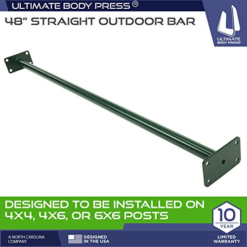 Ultimate Body Press Outdoor Pull Up Bar - Green, Heavy-Duty Outdoor Fitness Equipment