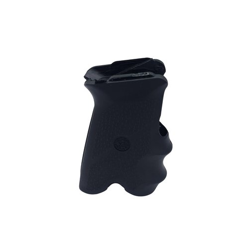 Hogue Rubber Wraparound Grip for Ruger P85, P89, P90, and P91 with Finger Grooves, Black - 85000