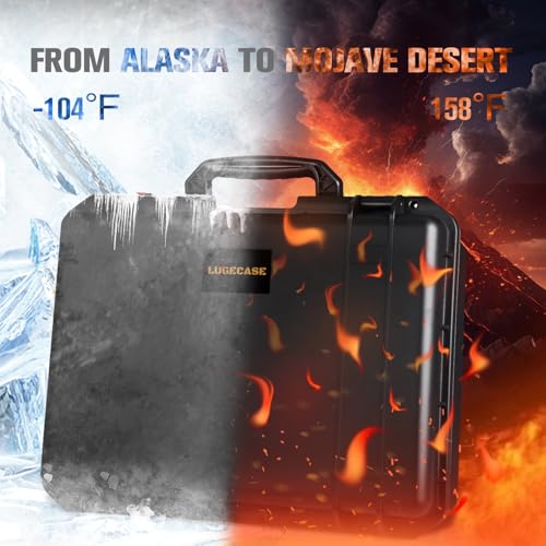8 Pistol & 9 Magazine Storage Case - Modular Hard Gun Case for Multiple Handguns