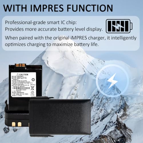 7.4V 3200mAh Li-ion Battery for Two-Way Radios and Walkie Talkies