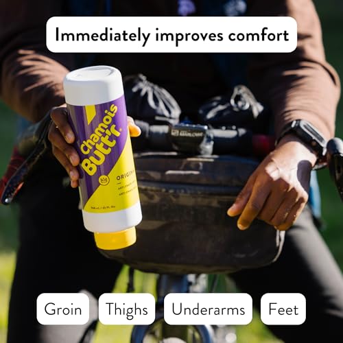 Chamois Butt'r Original Anti-Chafe Cream in 32 Fl Oz Tube - Soothes Skin, Prevents Rubbing