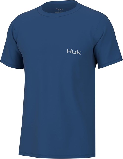 HUK Men's Fishing Tee - Performance Short Sleeve, Quick-Dry Fabric for Ultimate Comfort