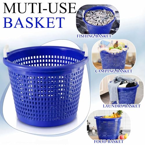Heavy Duty Fish Basket 100 lb Capacity - Blue Camping & Outdoor Storage