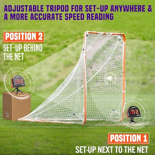 Lacrosse Speed Radar Gun – Hand-Free Shot Speed Measurement for Training & Coaching