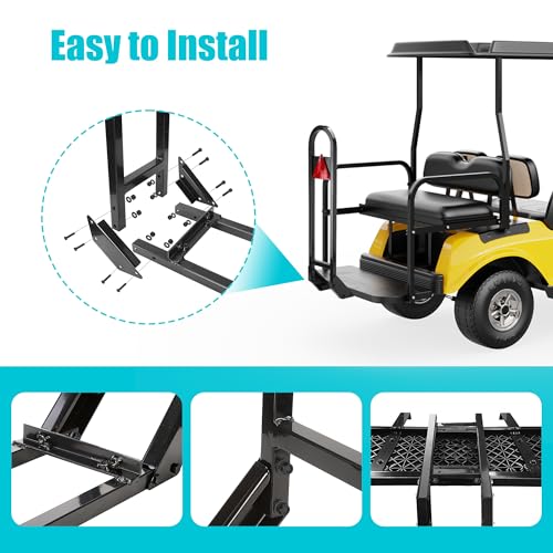 Universal Golf Cart Rear Seat Grab Bar for Yamaha EZGO Club Car - Heavy Duty Safety Handle