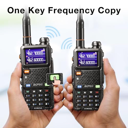 BAOFENG UV-5RM Plus 10W Ham Radio Dual Band Long Range Set with Cases & Speakers