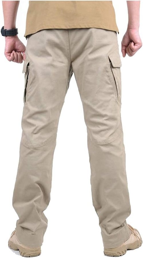 CARWORNIC Gear Men's Tactical Hiking Pants - Lightweight Cotton Military Cargo Trousers
