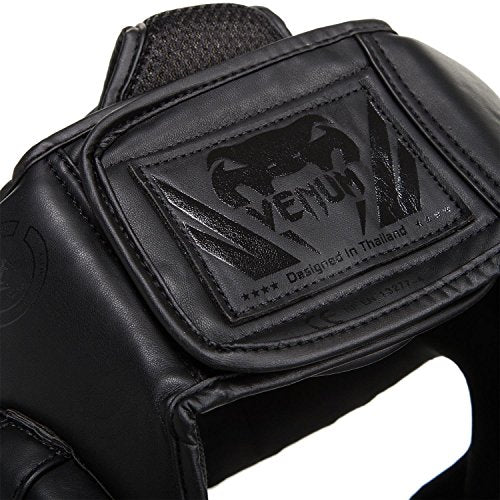 Venum Challenger 2.0 Boxing Headgear - Black, Lightweight, Contoured Foam