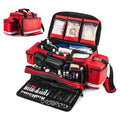 Red XL Medical Bag EMT Trauma First Responder Paramedic Equipment Organizer
