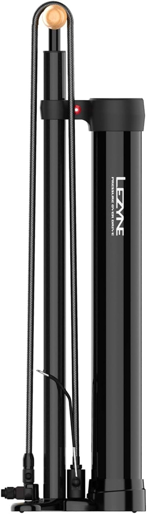 LEZYNE High Volume Tubeless Bike Floor Pump - 220 PSI Gauge for Mountain & Gravel Bikes | ABS-1 Pro Chuck