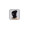 Lyfange 3 in 1 Beanie Hat with Scarf and Mask Winter Hat for Women Men Warm Knit Balaclava Scarf Black