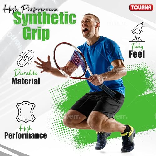 Tourna PRO Tour Grip Thin Replacement Tennis Grip 1.5mm - White