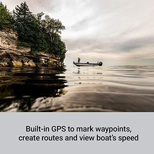 Fishing Sonar GPS Combo with Transducer 5-Inch Sunlight Readable Display