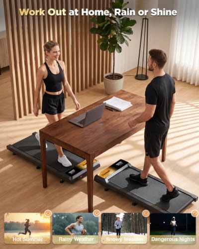 XVCAS Black & Gold Incline Walking Treadmill Pad with 2.5HP Quiet Motor for Home & Office