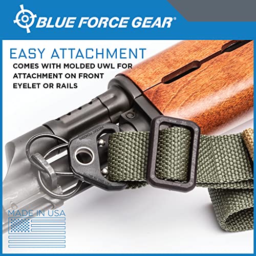 Blue Force Gear OD Green 2-Point Adjustable Carry Sling for AK, Airsoft, Hunting
