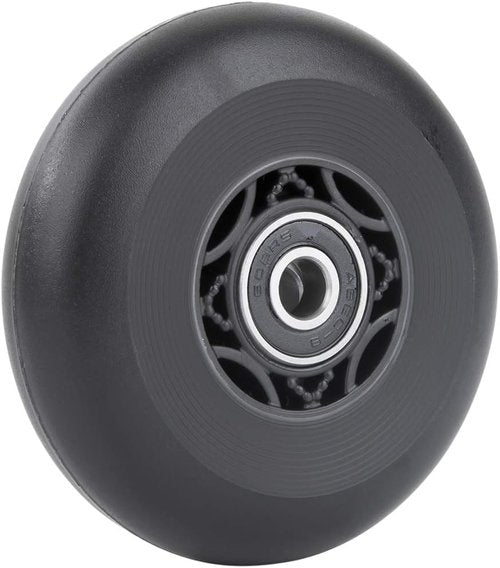 AOWISH 8-Pack 68mm Inline Skate Wheels Outdoor Asphalt Formula Aggressive Roller Blades Wheels 90a Roller Hockey Replacement Wheels with Bearings ABEC-9 and Floating Spacers (Black Color)