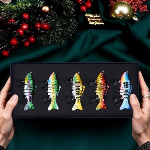 5PCS Fishing Lures Kit - Bass Vibration Artificial Bait with Protective Hooks - Variation of THIS listing 5b