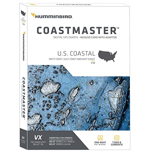 Humminbird CoastMaster U.S. Coastal V1 Map SD Card for Fish Finders - Mapping