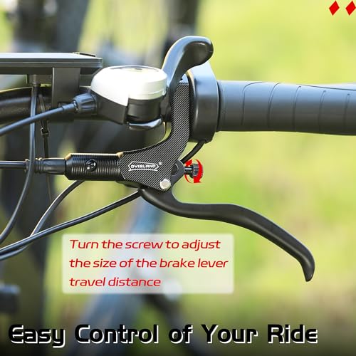 DYISLAND LD-200 Hydraulic Disc Brake Set for Ebike Front/Rear Black - 1000mm/1850mm