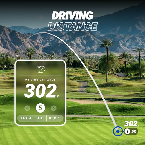 Blue Tees Golf Player+ GPS Speaker Navy Touchscreen, 40,000+ Courses, Waterproof