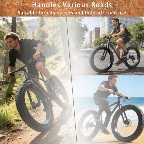 Bxinbxin 20x3.0 Fat Bike Tire and Tube Set - Folding 2PCS for Electric & Mountain Bikes