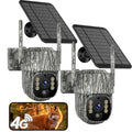 VOOPEAK 4G LTE Cellular Trail Camera 2.5K 360° Live Feed Solar Pack - TC32-2