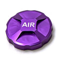 ZTZ CNC Aluminum Alloy Mountain Bike Fork Valve Cover, MTB Front Fork Cap Protector, Replacement Part Accessory for Bike Upgrades (Purper)
