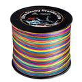 RUNCL 40lb Braided Fishing Line - Multicolor 1093yds Super Strong Abrasion Resistant