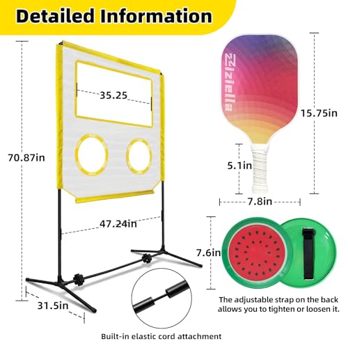 Portable Indoor & Outdoor Multi-Game Paddle Set with Net for Family Fun