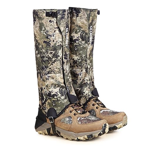 QOGIR Large Hunting Gaiters - Waterproof, Durable Snow Boot Gaiters for Hiking