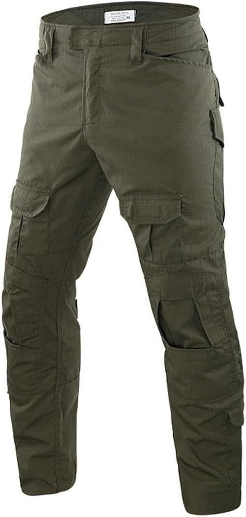 HARGLESMAN Men's Tactical Military Combat Uniform - Long Sleeve Shirt & Pants with Knee Pads