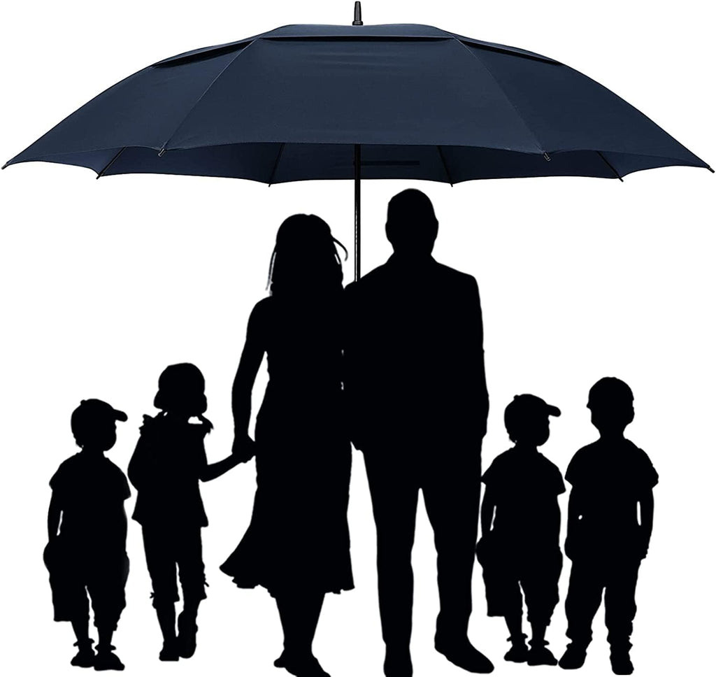 SIEPASA Golf Umbrella - Extra Large 62/68/72 Inch Automatic Open | Windproof & Waterproof Double Canopy