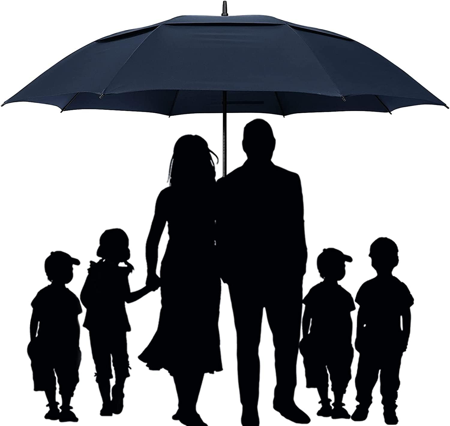 SIEPASA Golf Umbrella - Extra Large 62/68/72 Inch Automatic Open | Windproof & Waterproof Double Canopy