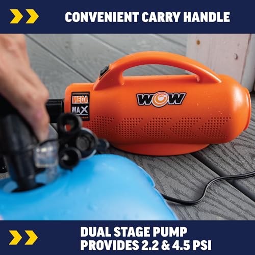 Mega Max Power Pump - 110V AC, 4.5 PSI Max, 950 L/min, Dual Speed Inflator