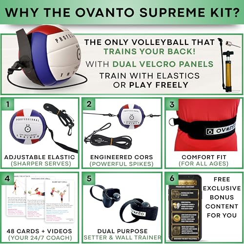OVANTO VT ULTRA Volleyball Training Equipment Kit for Skill Development