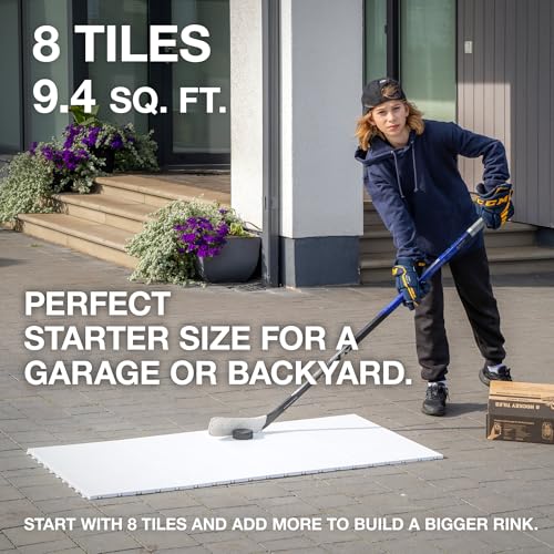 Hockey Revolution My Puzzle Interlocking Flooring Tiles - Variation 8 Portable Hockey Training Surface