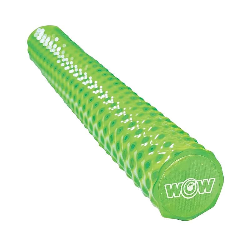 Green WOW Sports First Class Foam Pool Noodle - Jumbo 46" with Vinyl Coating