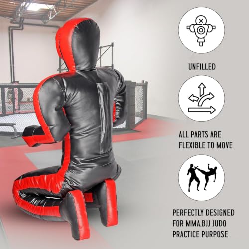 REBX 180cm Multicolor Grappling Dummy for MMA BJJ Wrestling Self-Defense Training