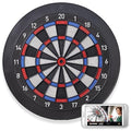 DARTSLIVE Home Electronic Dartboard - Bluetooth, 15.5 Inch Regulation Size, Indoor Soft Tip Darts, Black
