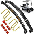 Heavy-Duty 3-Leaf Golf Cart Rear Leaf Springs Kit for EZGO TXT & Medalist