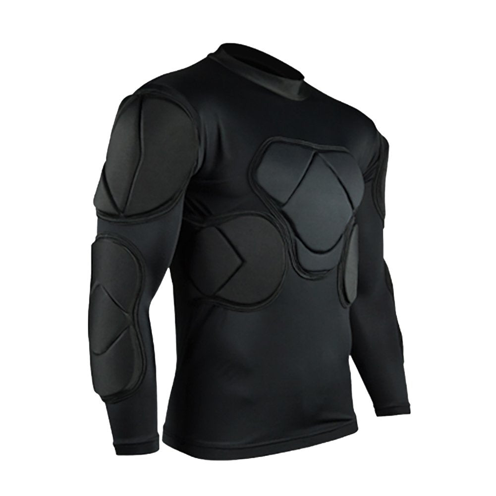 Jellybro Men's Padded Football Protecitve Gear Set Training Suit Rib Protector