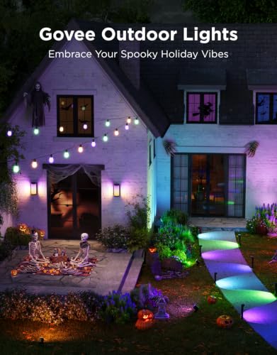 Govee Outdoor Pathway Lights 2 Lite 8-Pack, IP67 Waterproof, 190 Lumens, App & Voice Control