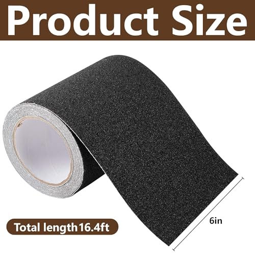 16.4Ft x 6In Marine Boat Non-Skid Traction Tape - Anti Slip Adhesive Tape