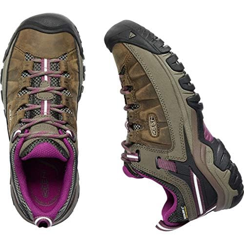 Women's Waterproof Hiking Shoes - Targhee 3 Low, 7.5 Weiss Boysenberry